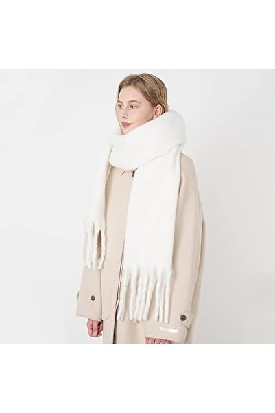 GENERAL Large Chunky Scarf Oversized Fluffy Scarves Blanket Big Wool Thick Wi...