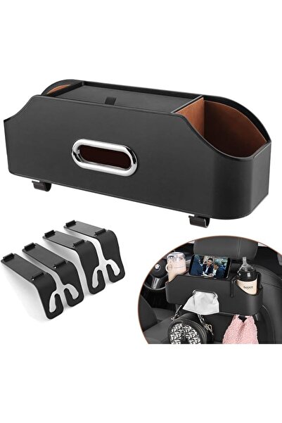 U-HOOME U HOOME Car Back Seat Organizer,Car Seat Back Tissue Box and Storage ...