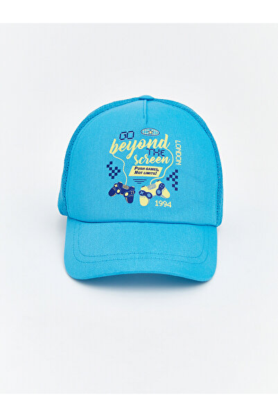 LC Waikiki Nevavm Printed Boy's Cap with Difference