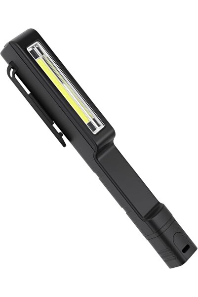 NALACAL 500 Lumen Rechargeable LED Flashlight Torch with COB Work Light and M...