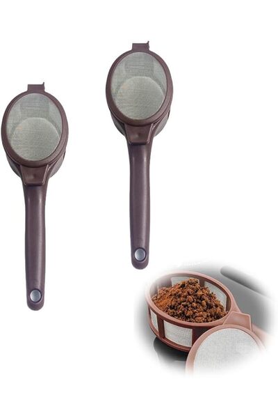 Bukela 2-Pack Reusable Coffee Filter for Pour Over, Stainless Steel Mesh Drip...