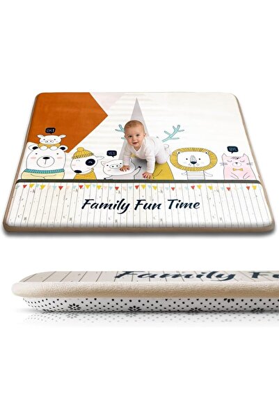 GENERAL RONGFA Baby Play Mat 50x50x1.3 Inch, Memory Foam Crawling Mat, Non-Sl...
