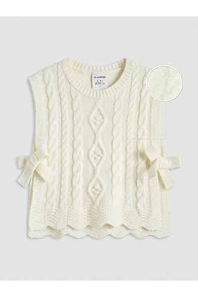 LC Waikiki Sparkling Choices Zero Roba Collar Girls' Knitwear Sweater from Sh...