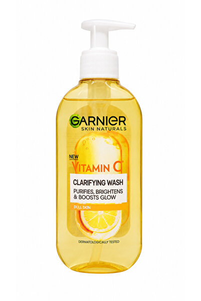 Garnier Skin Naturals Brightening and Purifying Facial Cleansing Gel with Vit...