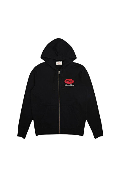 DEUS TIN-LIZZIE ZIP HOODIE DMF228395-BLK Black M