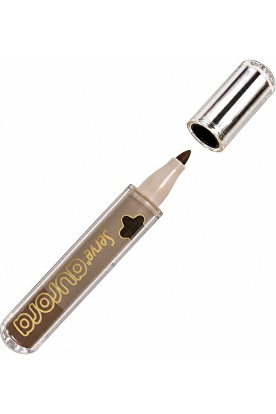 Serve Aurora Fosforlu Kalem Yıldız Desenli Çift Katmanlı 2-5 mm Kesik Uç 1 Adet