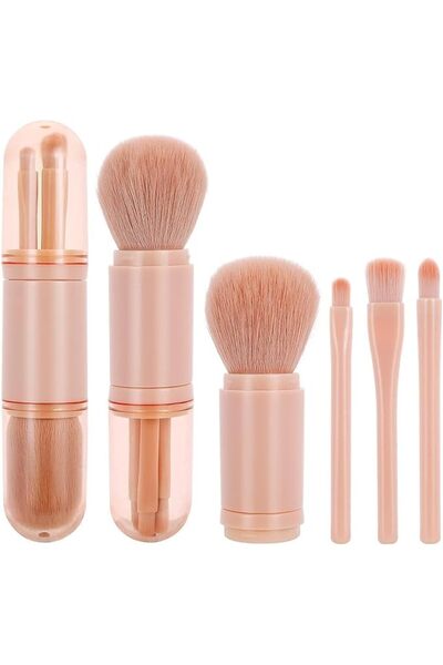 X SPRING Small Makeup Brush Set, Premium Synthetic Fiber Bristles with Soft T...