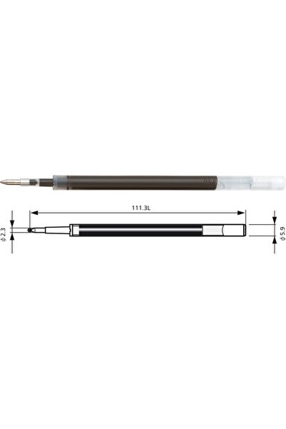 PENAC Ανταλλακτικά τζελ Gbr3, 0.7 χιλ., Για Fx-2, Fx-7, Cch-3 Gel, E-Grip - Μ...