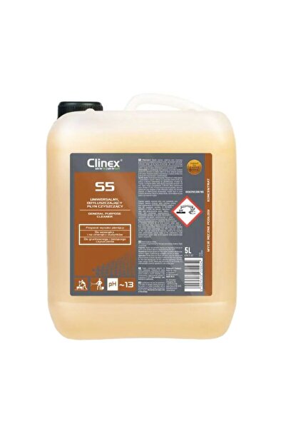 Clinex S5, 5 Litri, Detergent Si Degresant Universal Pentru Suprafete Rigide