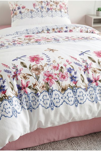 aytunç Alya 100% Cotton Single Duvet Cover Set (Without Sheets) 160X220