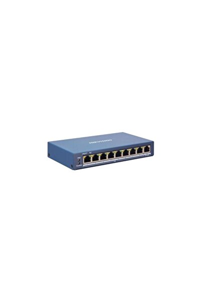 Hikvision SWITCH. PoE Hikvision, port 10/100 x 8 | Gigabit x 1, managed, carc...