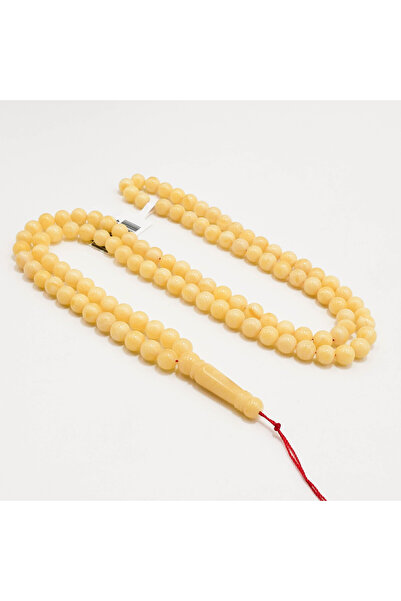 Generic Brand Kaliningrad Amber Rosary – 99 Beads 6.5mm Round Prayer Tasbih 14g