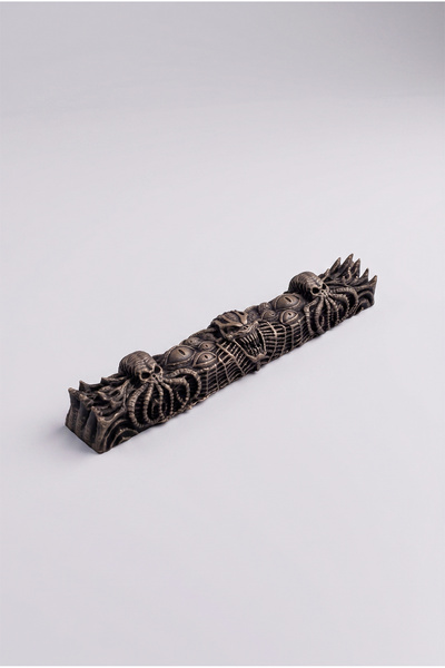 Makerpax Silver Requiem Temalı 6.25U Spacebar Keycap - Cherry MX Uyumlu Mekanik Klavye Boşluk Tuşu