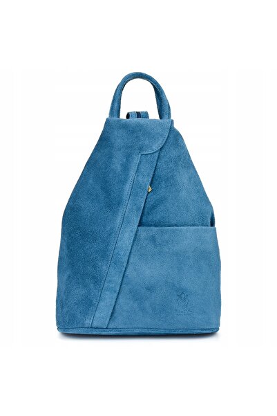 Vera Pelle Rucsac, rucsac din piele, geantă triunghiulară mică de damă italia...