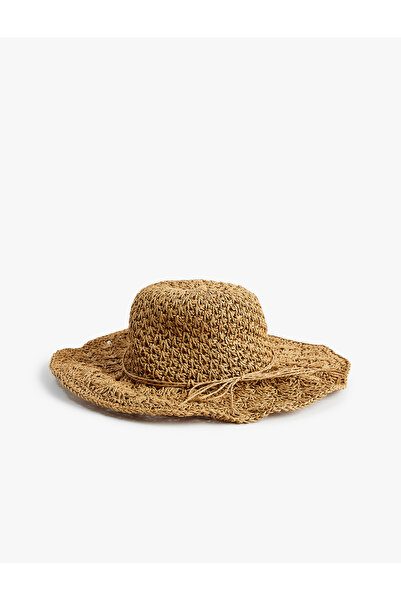 Koton Ribbon Detailed Straw Hat