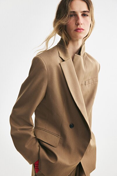 H&M Daralan Belli Kruvaze Blazer