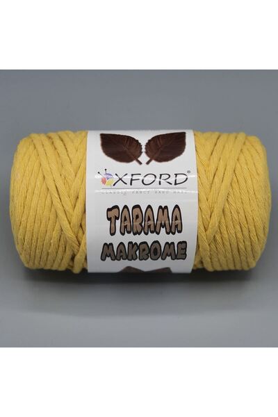 Oxford İplik Tarama Makrome 5 mm - 023 Sarı