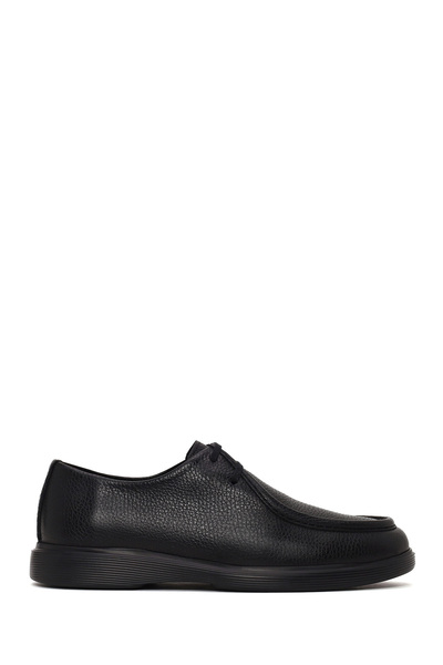 Derimod Men's Black Lace-Up Leather Casual Shoes Wm822007Df