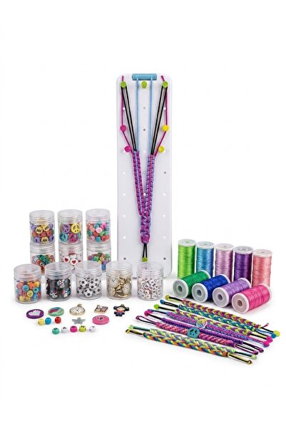 Bionic Kids Bracelet Making Kit, DIY Braiding String Bracelet Set, Creative C...