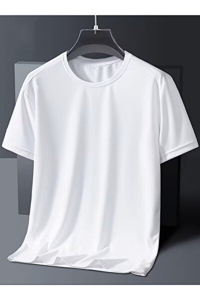 l'eivor Regular Fit Unprinted Plain 100% Cotton Men's T-Shirt