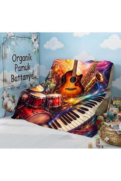 Elmas Dizayn Teen Kids Television Tv Seat Bed Camping Blanket Cover 100%100 O...