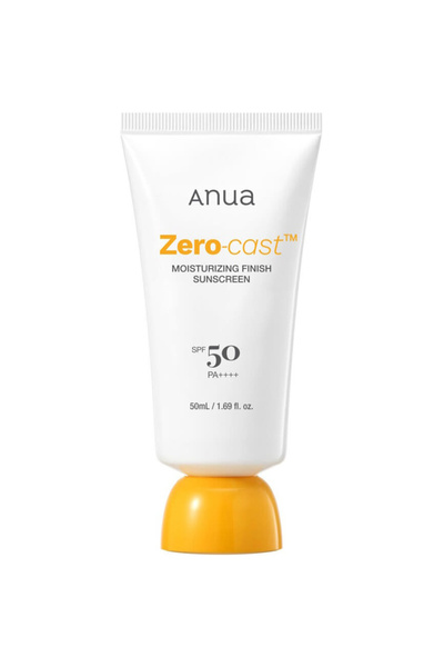 ANUA Zero-Cast Moisturizing Finish Sunscreen SPF 50 PA++++ Crema de fata 50 ml