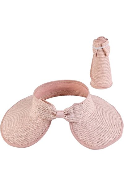 STARSTAR Women's open-top beach hat 56-58cm crown6cm brim12.5cm foldable.