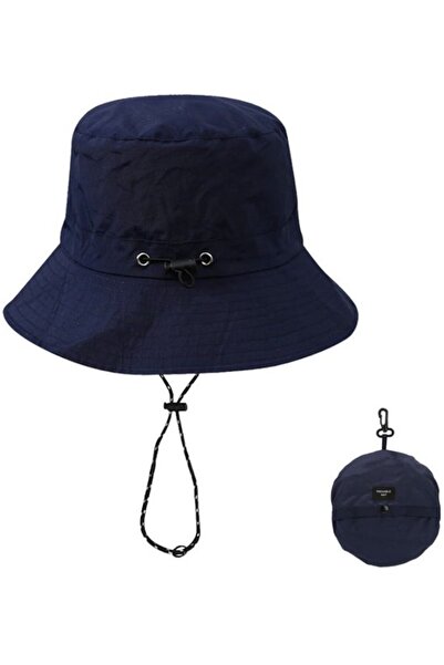 STARSTAR Waterproof fisherman hat black UPF50+ foldable 56-58cm.