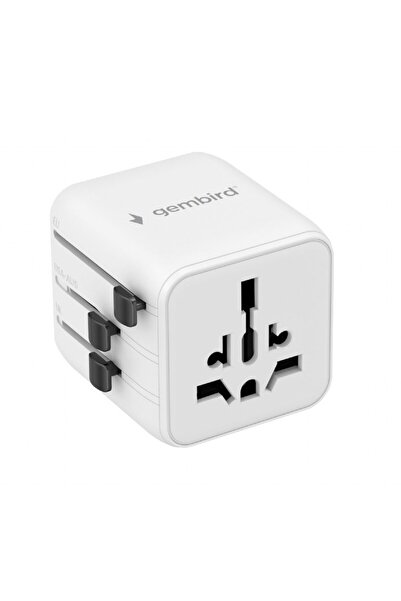 Gembird ADAPTOR GEMBIRD, universal, conectori: US/UK/EU/AU, siguranta 10A, ma...
