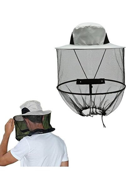 STARSTAR Fleece-lined beekeeping hat - mosquito net head protection outdoor h...
