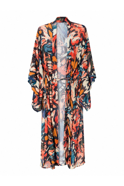 Sorbie Design Monochrome Veil Kimono