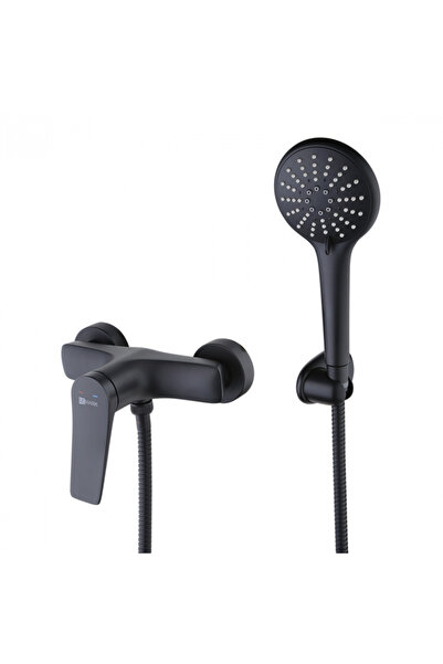 LEMARK BATHROOM EQUIPMENT Lemark Bronx LM 3703 BL Baterie de duș neagră cu du...