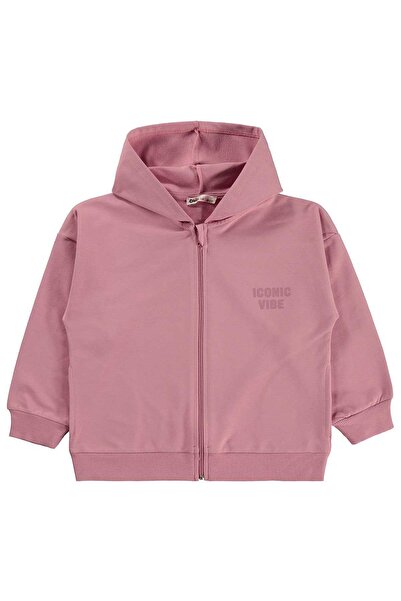 Civil Girls Basic Cardigan for Ages 6-9 - Pink