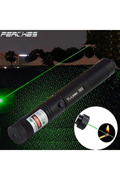 OEM Lanternă Laser 303, Corp Aluminiu, Acumulator 18650