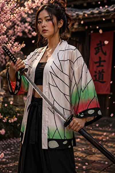 Toum Άνιμε Demon Slayer Kimetsu No Yaiba Ζενίτσου Ουνισέξ Κιμονό