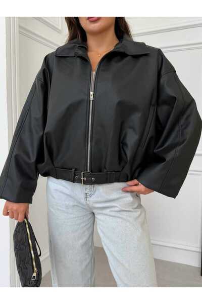 ALANOVA FASHION BOMBER DERİ CEKET