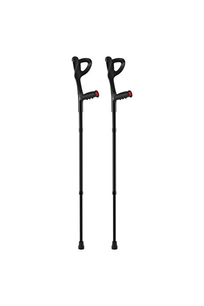 VEVOR Set 2 carje din aluminiu pentru antebrat, Inaltime reglabila pe 10 nive...