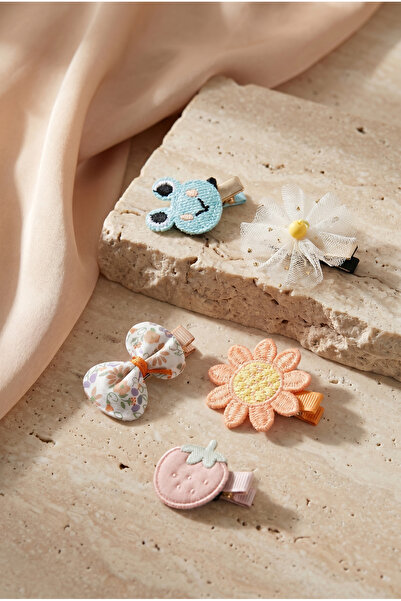 Katia&Bony Floral Buckle Set Multi-Colored