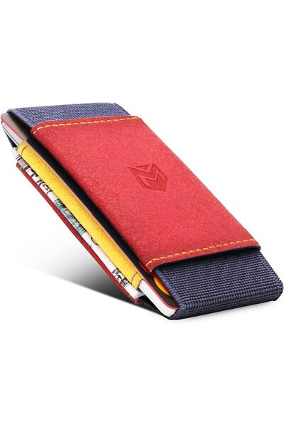 GENERAL Elastic Wallet - Small Minimalists Slim Front Pocket Holder for Men &...