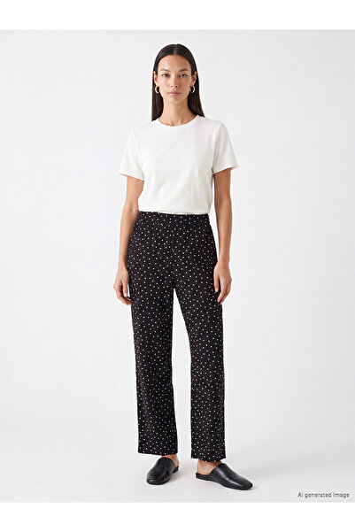 LC Waikiki Alita city: women's polka dot pants with elastic waistband