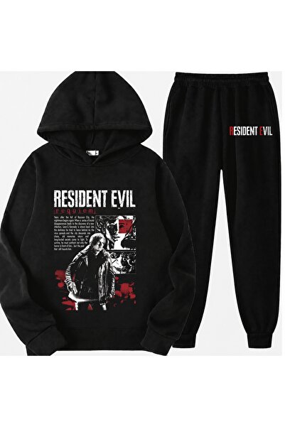 SVART WEAR Resident Evil Printed Children's Tracksuit Top and Bottom Set 100%...