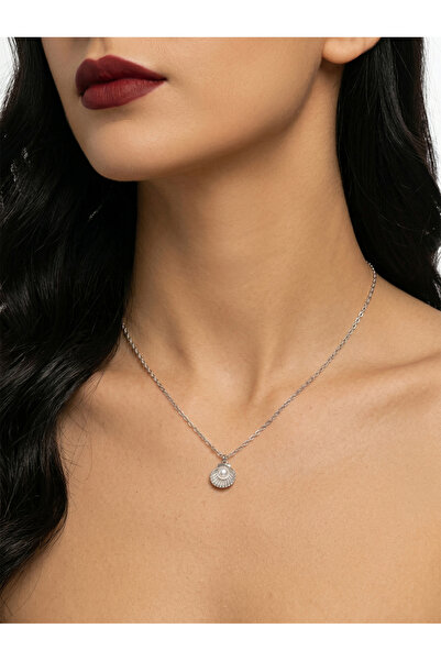 Take Two By Styli Faux Pearl Shell Pendant Necklace