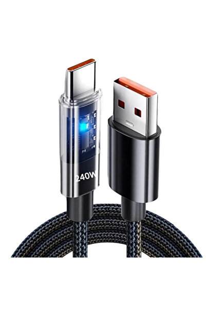 Choice 2m A-C NNBILI 240W Dual Charging Line A-C and C-C Cable Fast Charging ...