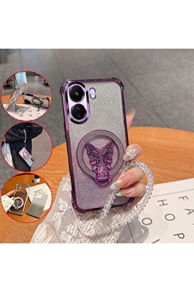 Choice7 Case & Strap Redmi 13C 4G Purple Shockproof Anti-drop Phone Case For ...