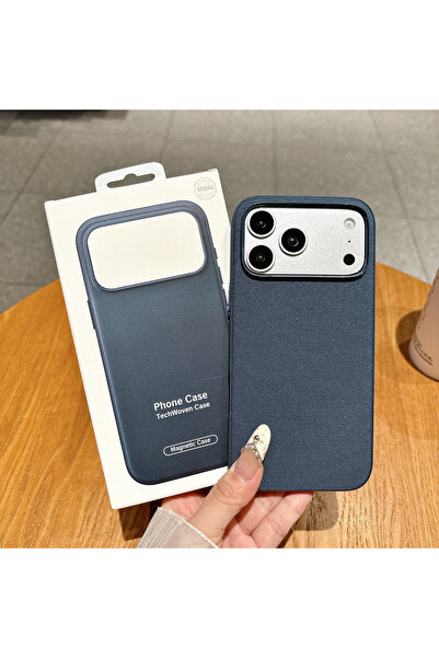Choice63 iPhone17 Pro Max Navy With Box Original Tech Woven for Magsafe Magne...