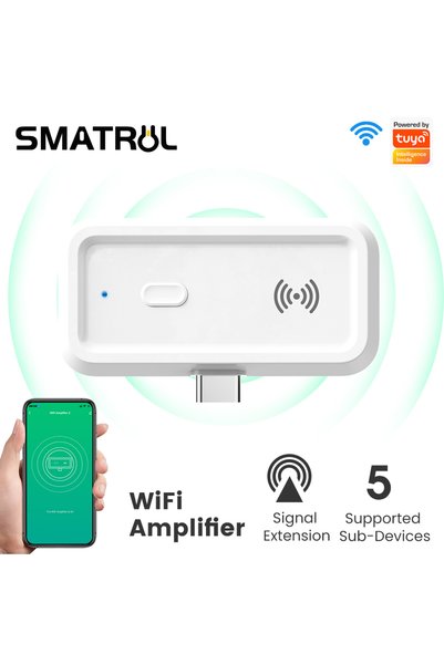Choice White Amplifier Tuya WiFi Signal Booster and Amplifier Wireless Networ...