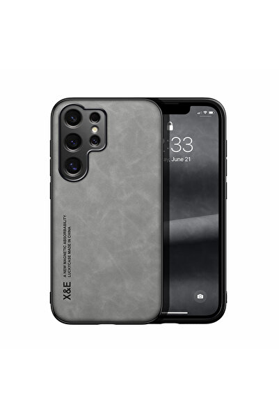 Choice1 For Galaxy S22 Plus Light Gray Luxury Leather Ultra Thin Phone Case F...