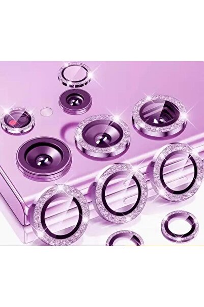 Choice29 Galaxy S25 Ultra Lavender Diamond Glitter Lens Glass For S25 Ultra P...