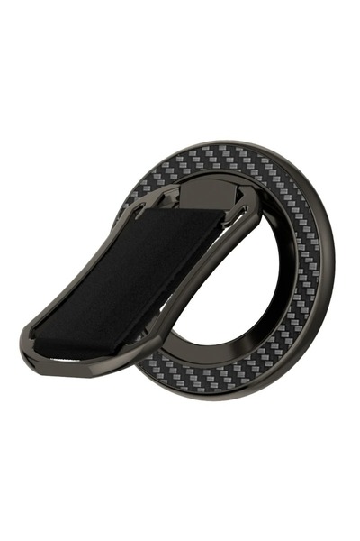 Choice Black Magnetic Ring Phone Stand Foldable Desk Buckle Holder Portable R...