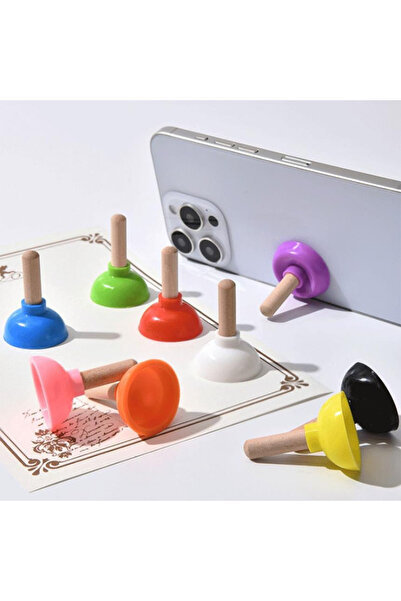 Choice 5PCS Random Color 5 mini toilet suction cup model phone holders, mini ...